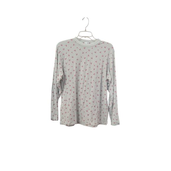 SKIMS Tops - Skims Cherry, Teal & Red Long Sleeve Top | Size M
